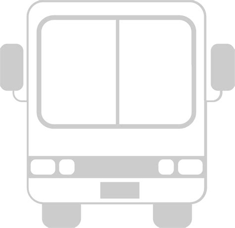 bus front view 36635986 Vector Art at Vecteezy