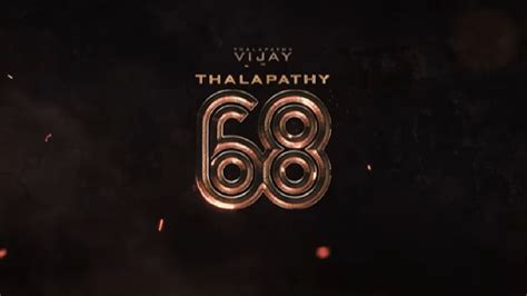 Thalapathy 68 Announced Vijay Upcoming Film Teaser Directed By Venkat ...