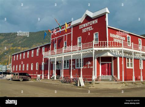 Downtown Hotel, Dawson City, Yukon, Canada Stock Photo - Alamy