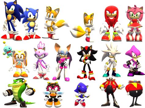 SONIC GENERATIONS CHARACTERS by SONICX2011 on DeviantArt