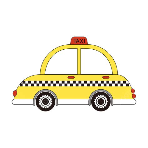 Taxi Car Vector Design Images, Cute Taxi Clipart Cartoon Car, Taxi ...