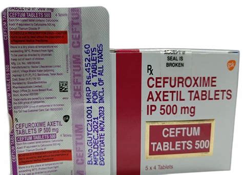 Ceftum 500mg Tablets at Rs 475/stripe | सेफ्टूम टैबलेट in Amravati | ID ...