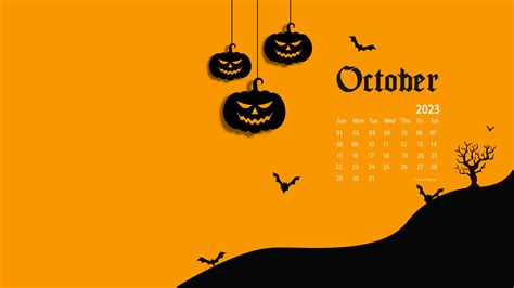 2023 October Calendar - Printable Template Calendar