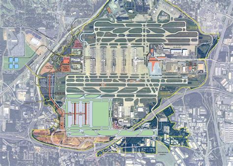 Atl airport map - Atlanta Georgia airport map (United States of America)