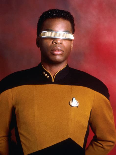 Star Trek: The Next Generation LeVar Burton as Lieutenant Geordi La ...