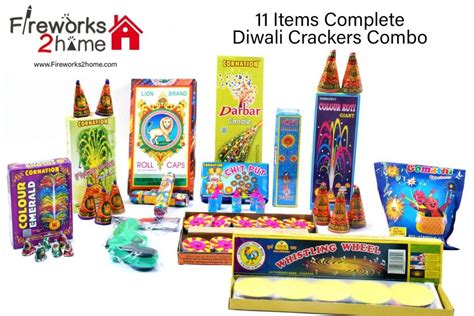 Buy Diwali Crackers/Fireworks Gift Box (11 Items) Online- Ahmedabad