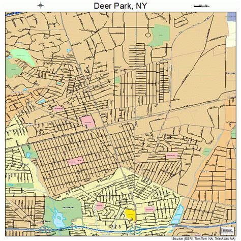 Deer Park New York Map - Daisie Corrianne