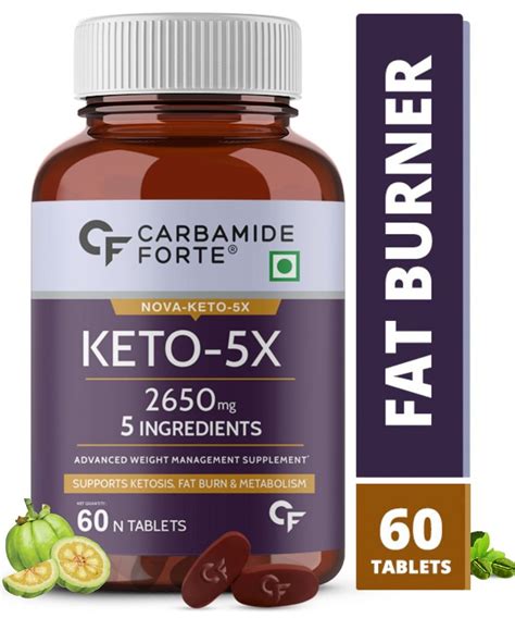 Carbamide Forte Keto Fat Burner & Natural Weight Loss Supplement For ...