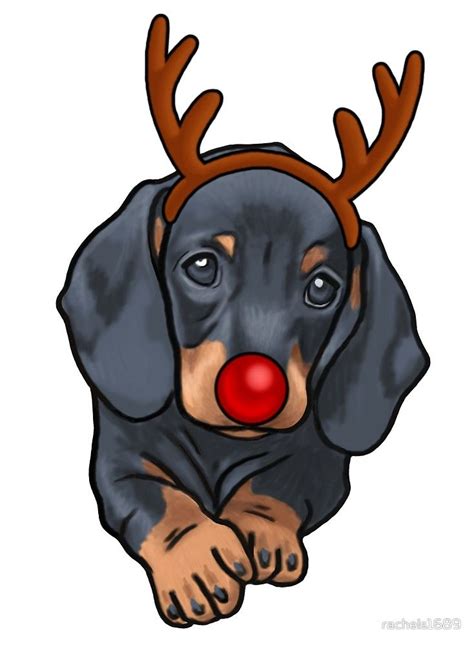 Holiday Hound by rachels1689 | Dog drawing, Christmas dog, Dachshund ...