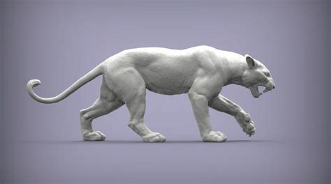 panther 3D model 3D printable | CGTrader