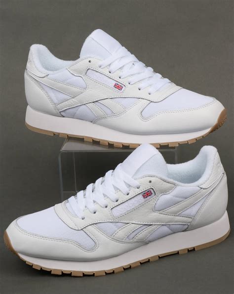 Reebok Classic Leather ESTL Trainers White,shoes,utility,mens