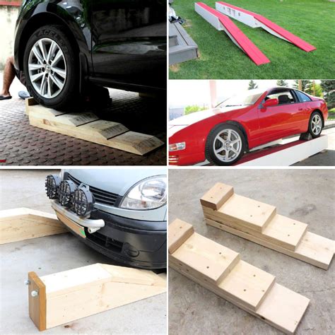 10 Inexpensive DIY Car Ramps You Can Build with Wood