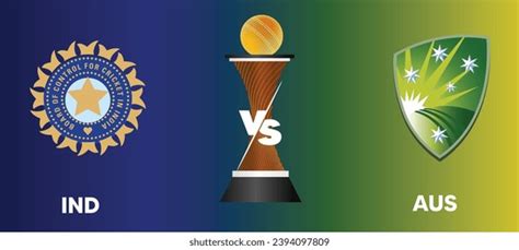 T20 Cricket 2023 India Vs Australia Stock Vector (Royalty Free ...