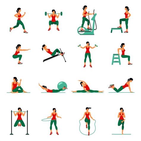 Anaerobic Exercise Clipart Image