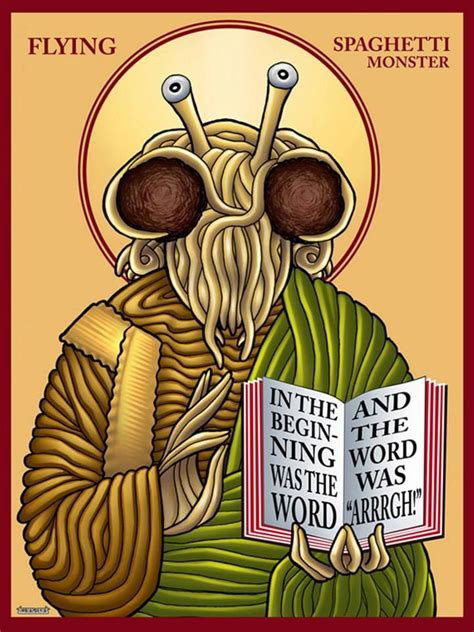 Flying Spaghetti Monster / Art Prints / Wall Art / Artwork / Orthodox ...