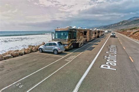 Camping by the Sea at Rincon Parkway - Ventura California