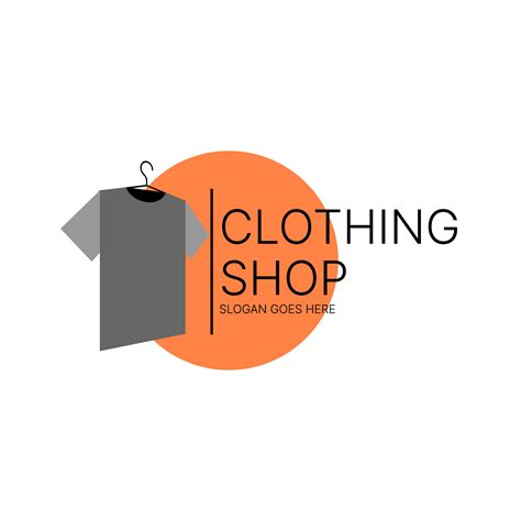 clothing shop logo design.apparel store sign 5231003 Vector Art at Vecteezy