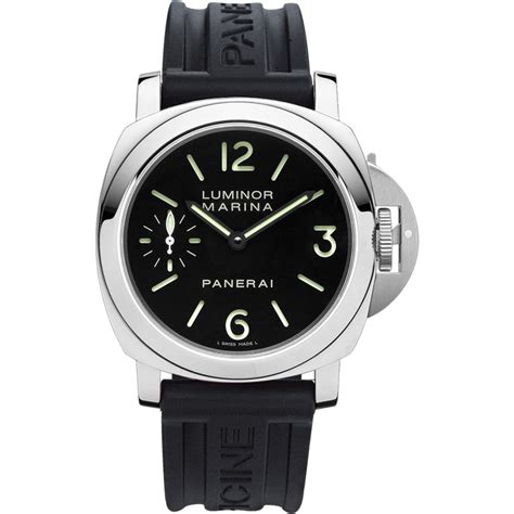 Panerai Luminor Marina Acciaio 44mm with Black Rubber Strap