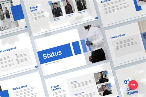 Project Review PowerPoint Presentation Template - Graphue