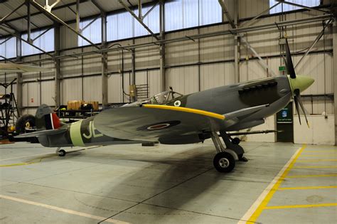 Battle Of Britain Memorial Flight RAF Coningsby Hangar Tour - Aircraft ...