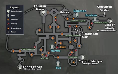 Mortal Shell: Complete Map - GamePretty