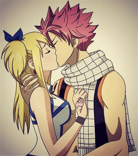 Natsu and Lucy Kiss | Cute anime couple. | Rukia Kuchiki | Flickr