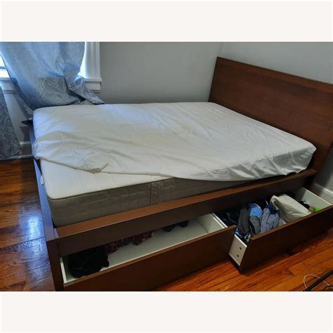 IKEA Luroy Full Bed with Storage - AptDeco