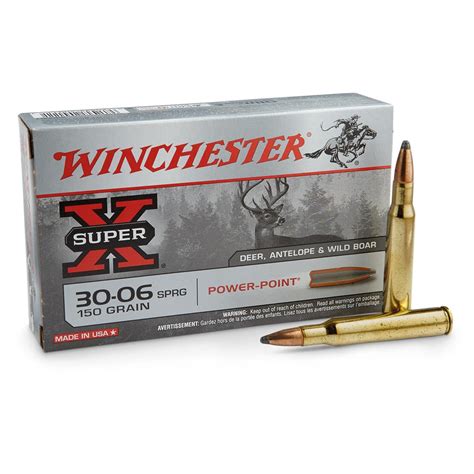 Winchester Super-X Deer, Antelope & Wild Boar, .30-06 Springfield ...