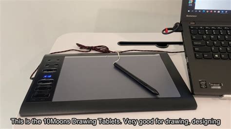 10Moons 1060P (Plus) Laptop Drawing Pad - YouTube