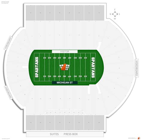 Spartan Stadium (Michigan St.) Seating Guide - RateYourSeats.com