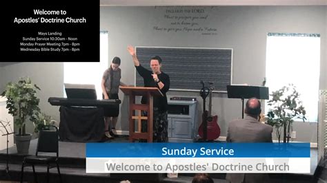 Sunday Service 6/27/2021 | Welcome to Apostles’ Doctrine Church | By ...