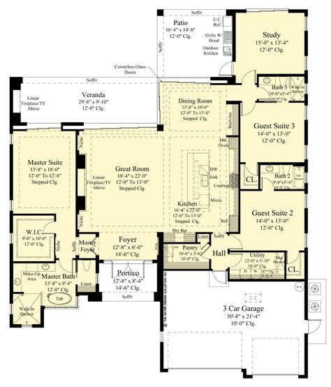 St. John House Plan | Sater Design Collection