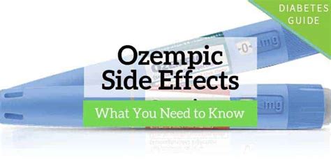 Ozempic Side Effects: What You Need to Know - Diabetes Strong