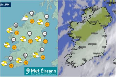 Irish weather forecast - Temperatures remain high as Met Eireann ...