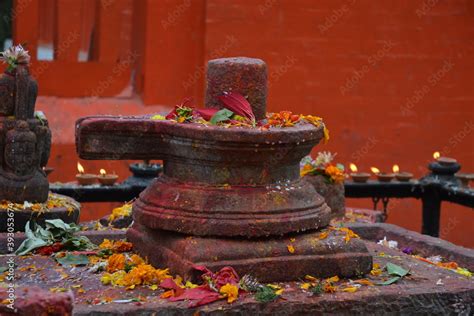 'Shiva linga' symbol of Hindu God Shiva. Stock Photo | Adobe Stock