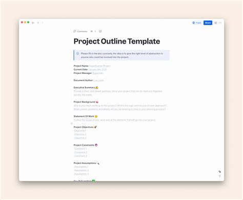 Write the Perfect Project Outline + Templates & Examples