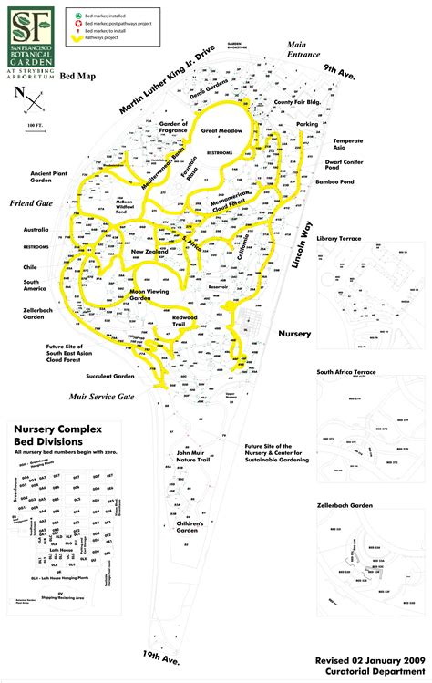 Map with bed markers 6-24-2009 – California Fall Color