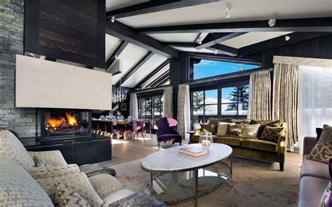 Chalet le Coquelicot, Luxury Ski Chalet Interior Design - Wilkinson Beven