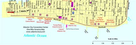 Atlantic City Boardwalk Map Printable