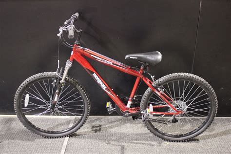 RED MONGOOSE 21 SPEED FRONT SUSPENSION MOUNTAIN BIKE - Able Auctions