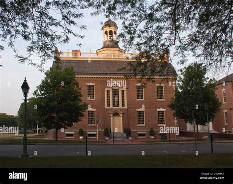 Historic State House, Dover Delaware Stock Photo - Alamy