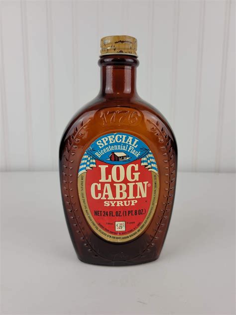 Log Cabin Syrup Glass Bottle - Sierra Werner