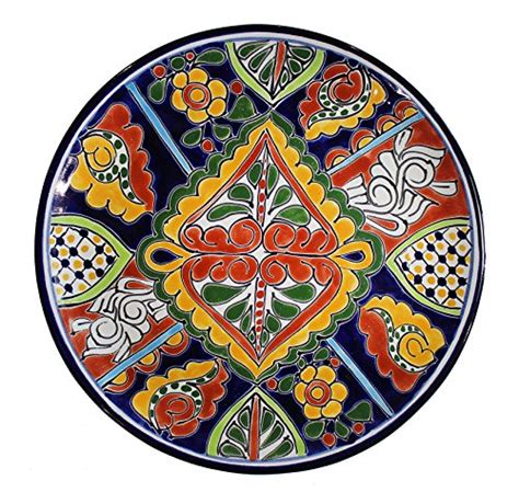 Talavera Dinner Plates. Bico Blue Talavera Dinner Plates Set of 4 ...