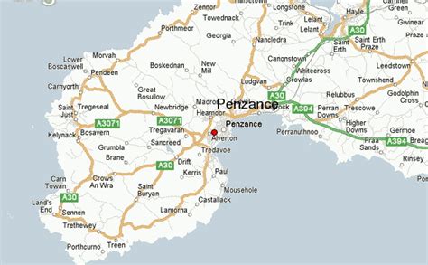 PENZANCE MAP - TravelsFinders.Com