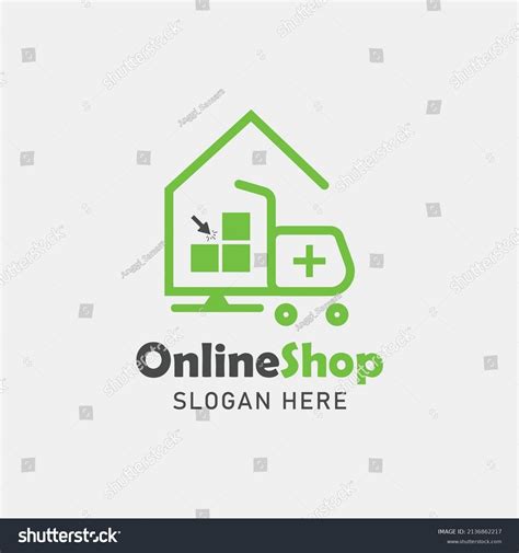 Desain Logo Toko Online Modern Template Stock Vector (Royalty Free ...