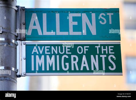 Street signs in New York Stock Photo - Alamy