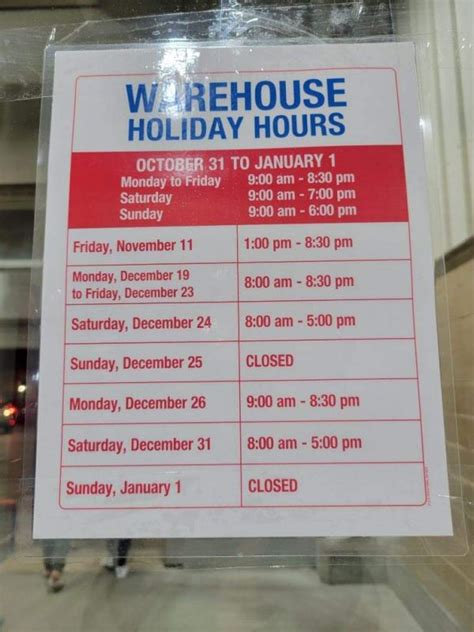 Costco holiday hours - Save Money in Winnipeg