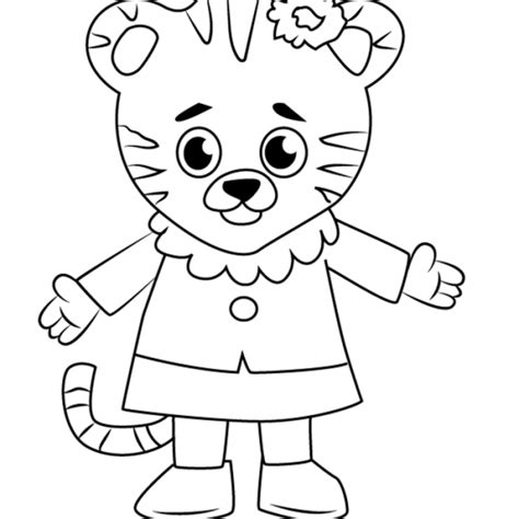 Trolley from Daniel Tiger Coloring Pages - Free Printable Coloring Pages