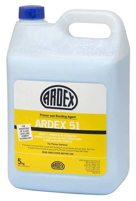 ARDEX P 51 - Primer & Bonding Agent - ARDEX New Zealand