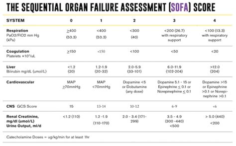 Sofa Score Sepsis Interpretation | www.stkittsvilla.com